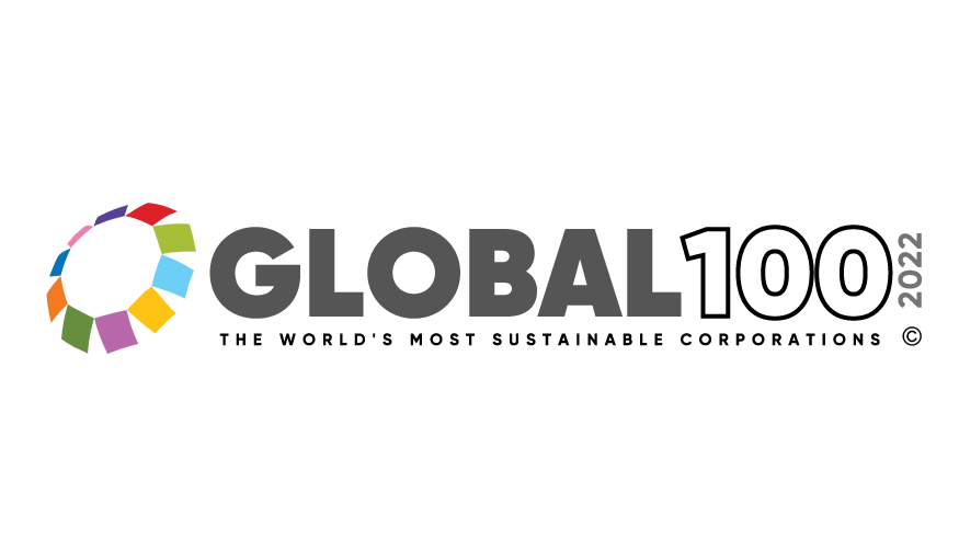 2022 Corporate Knights' 100 Most Sustainable Corporations in the World logo