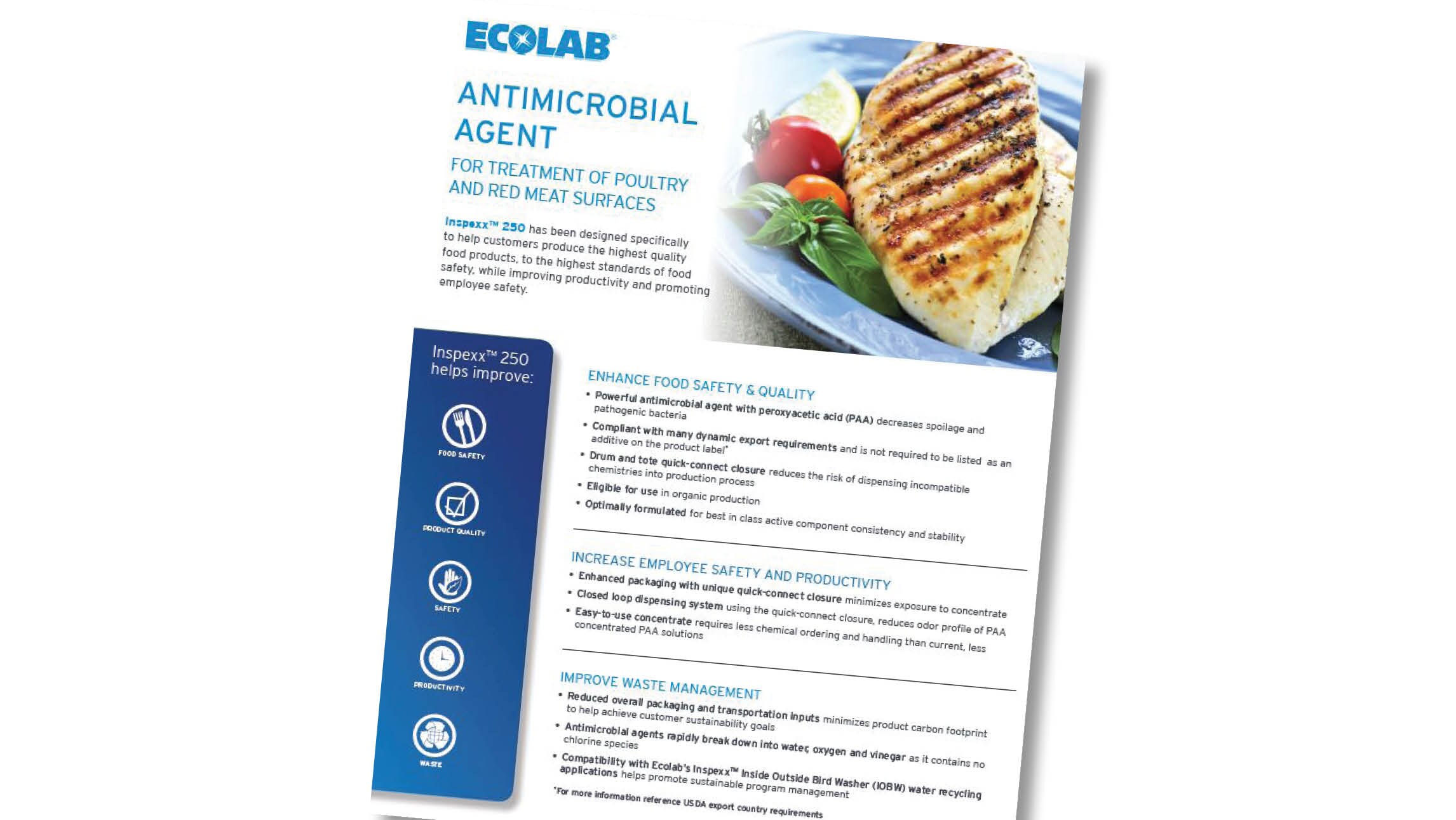 Antimicrobial Tissue Treatment Inspexx 250 Sell Sheet