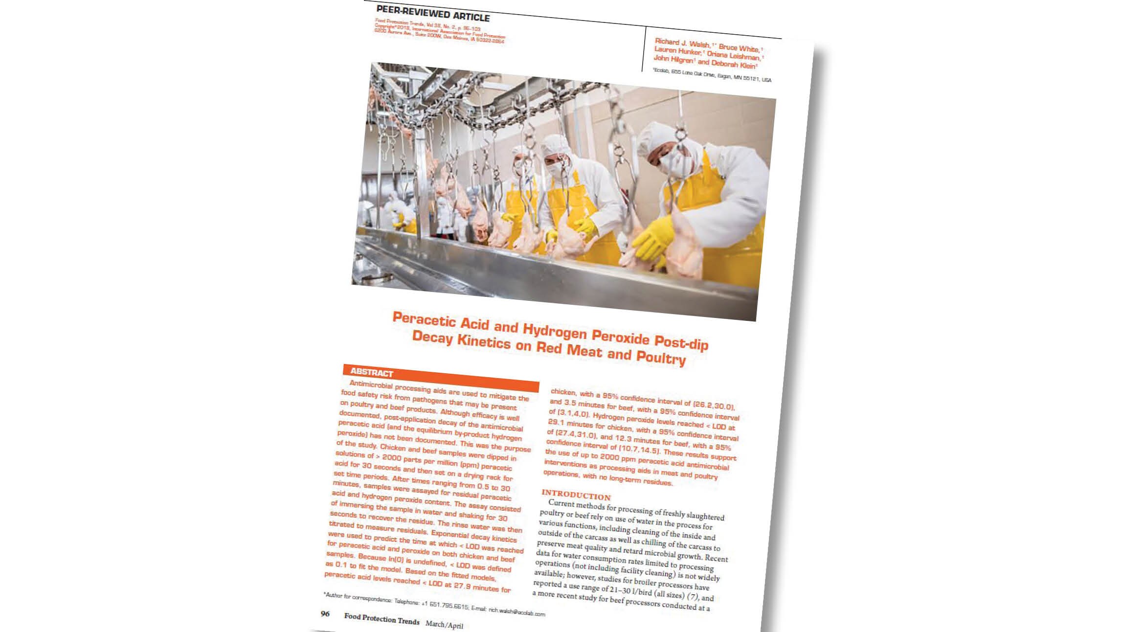 FPT PAA Antimicrobial Tissue Treatment Solutions Study