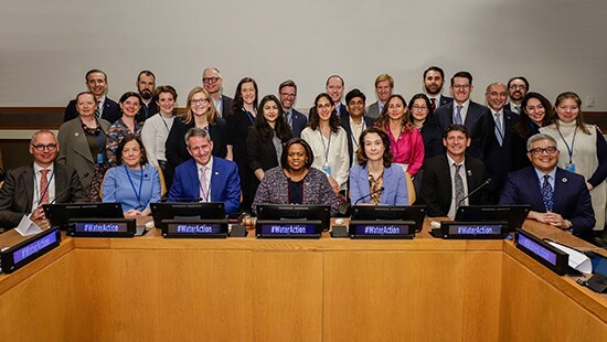 UN Water Conference Group Photo 