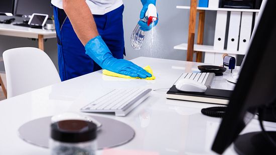 Cleaning workplace