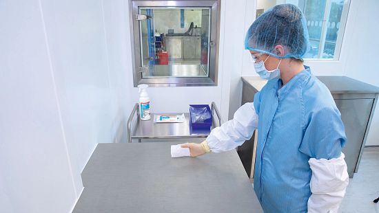 Ecolab Life Sciences products in cleanrooms and other environments.
